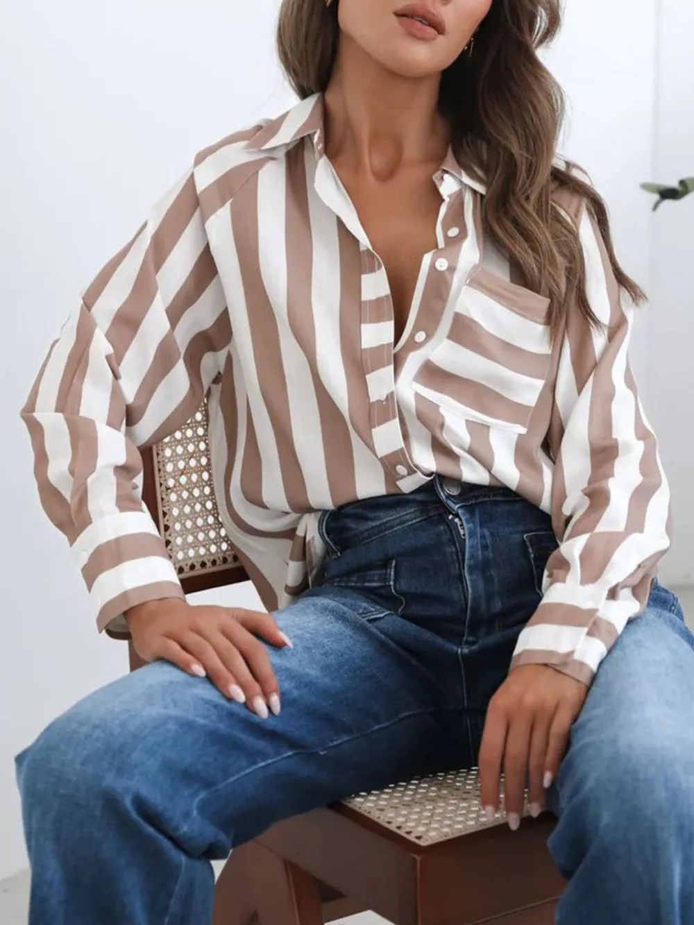 Striped Button-Down Shirt, image 4