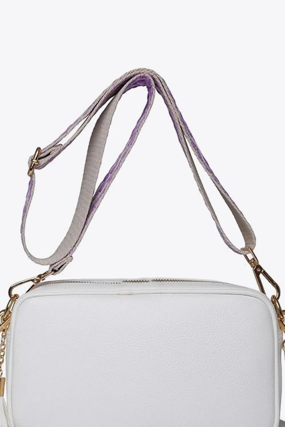 PU Leather Tassel Crossbody Bag, image 6