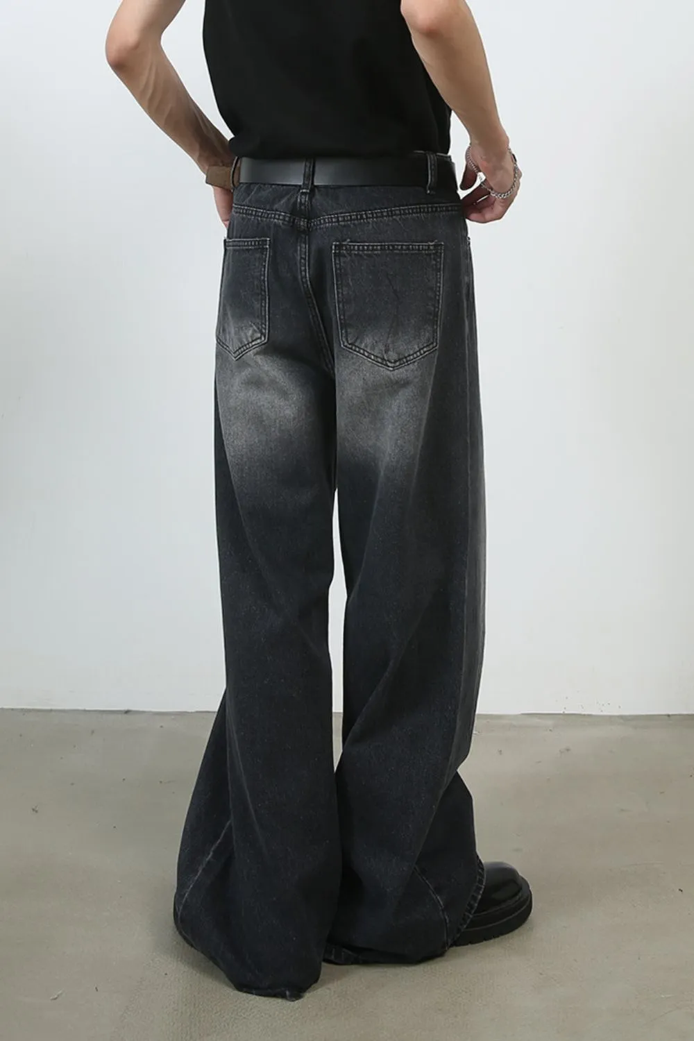 Men's Wide Leg Jeans, image 3