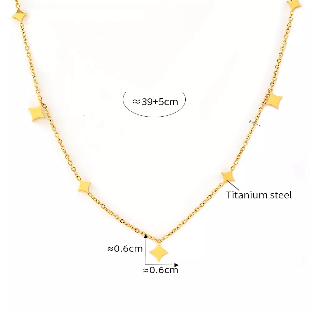 18K Gold-Plated Minimalist Necklace, image 5
