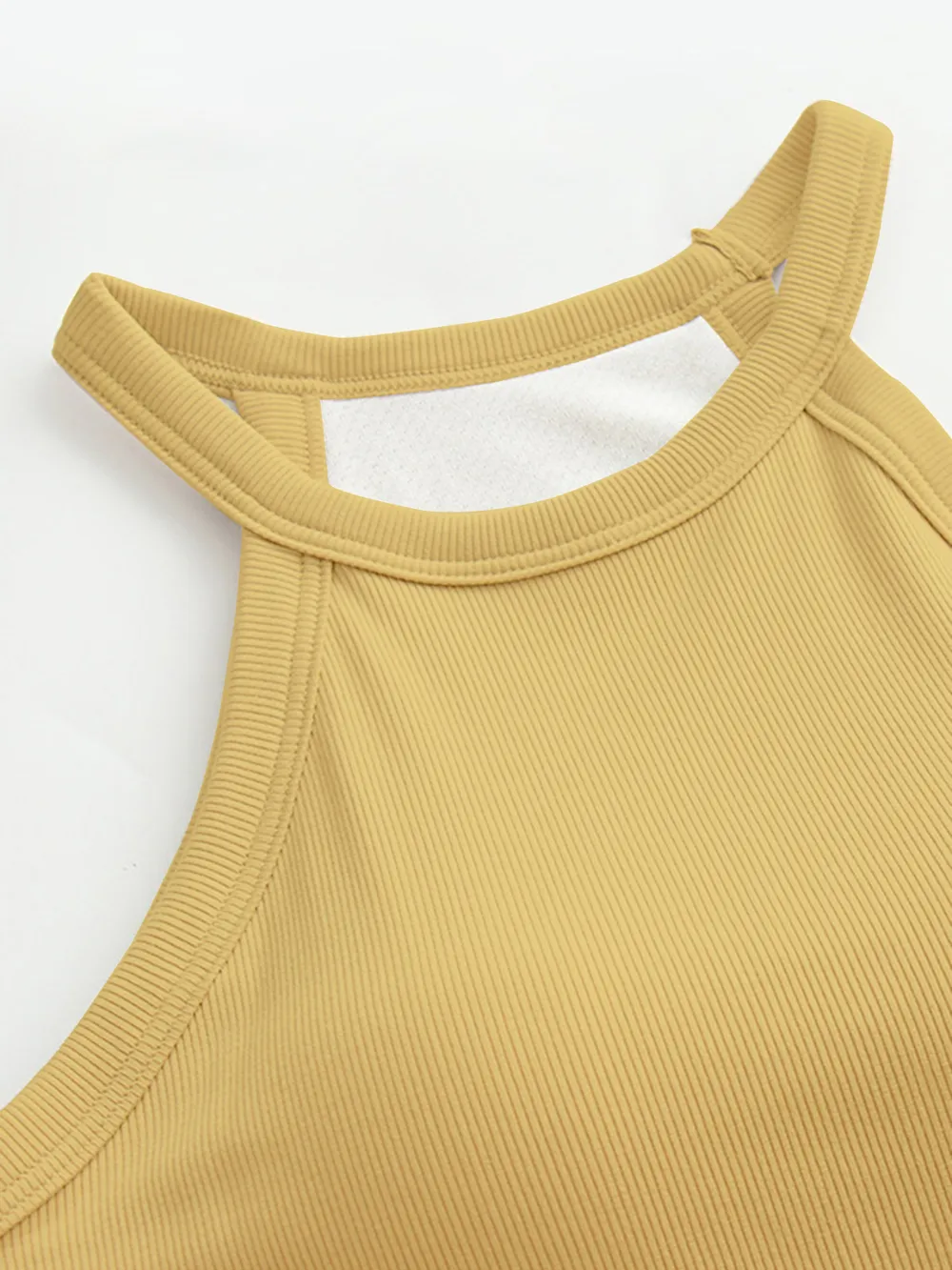 Grecian Neck Tank With Chest Pads, image 11