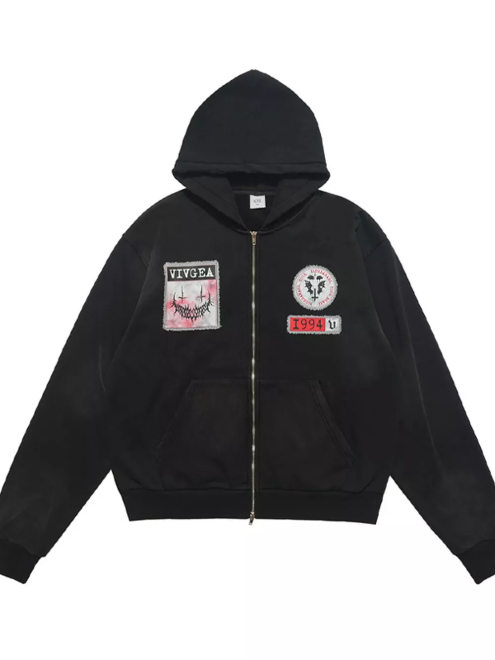 Men's Zip Up Long Sleeve Hoodie, image 5