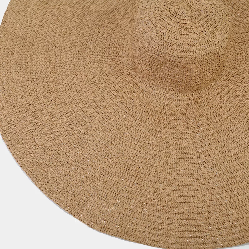 Oversized Wide Brim Straw Sun Hat, image 20