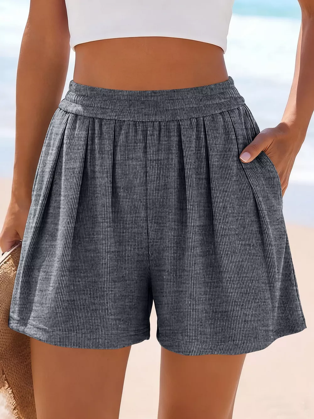 High-Waisted Shorts, image 5
