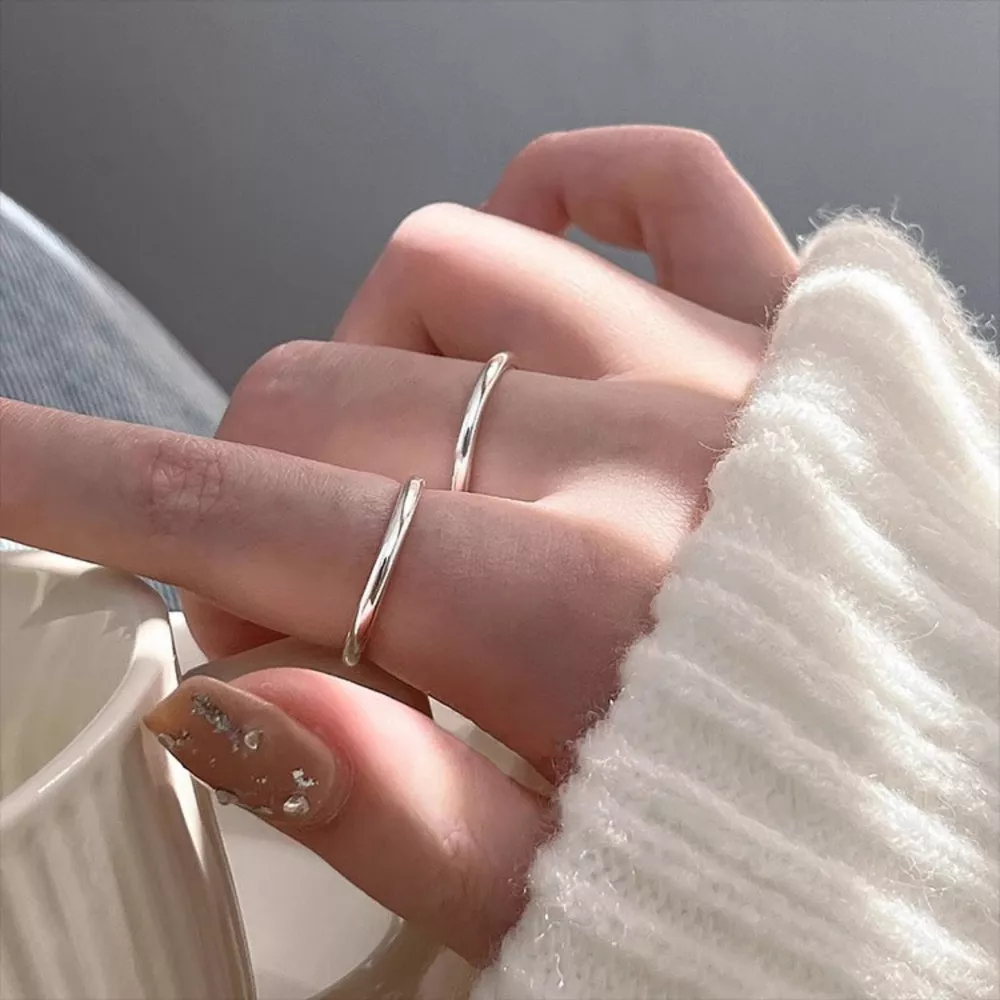 925 Sterling Silver Open Ring, image 2