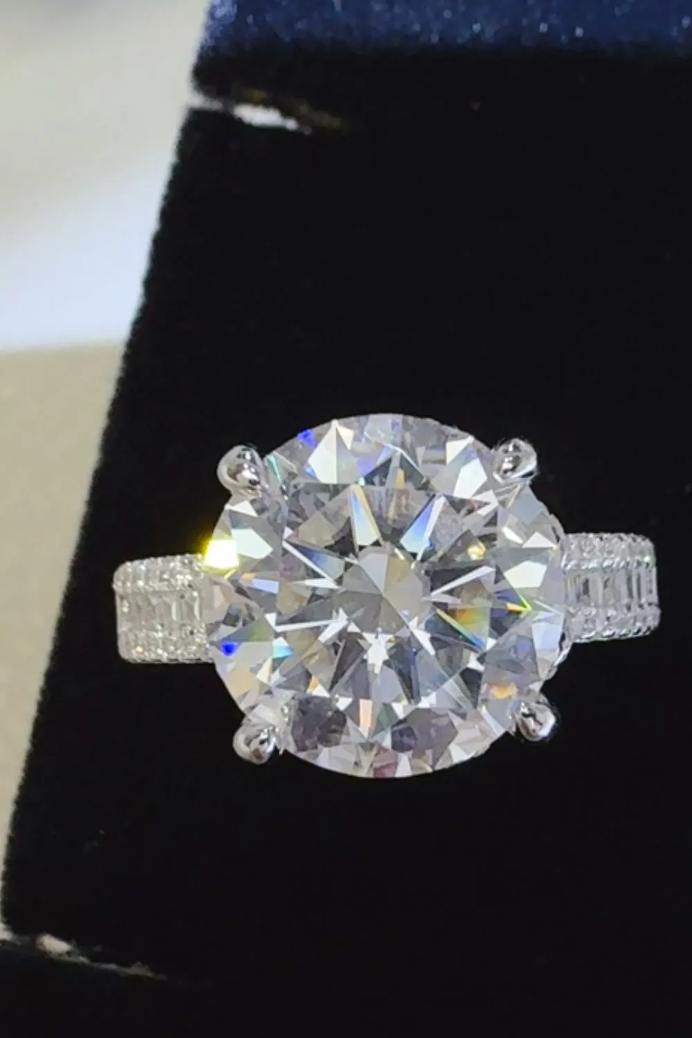5 Carat Moissanite 925 Sterling Silver Ring, image 5