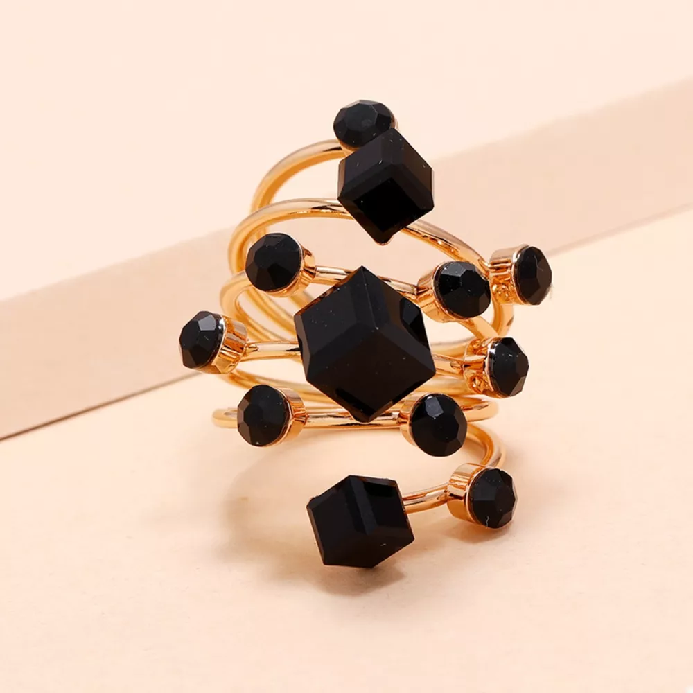 18K Gold-Plated Multi-Layered Ring