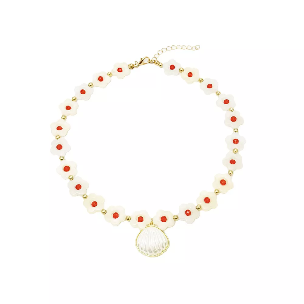 Charming Shell Pendant Beaded Necklace, image 7