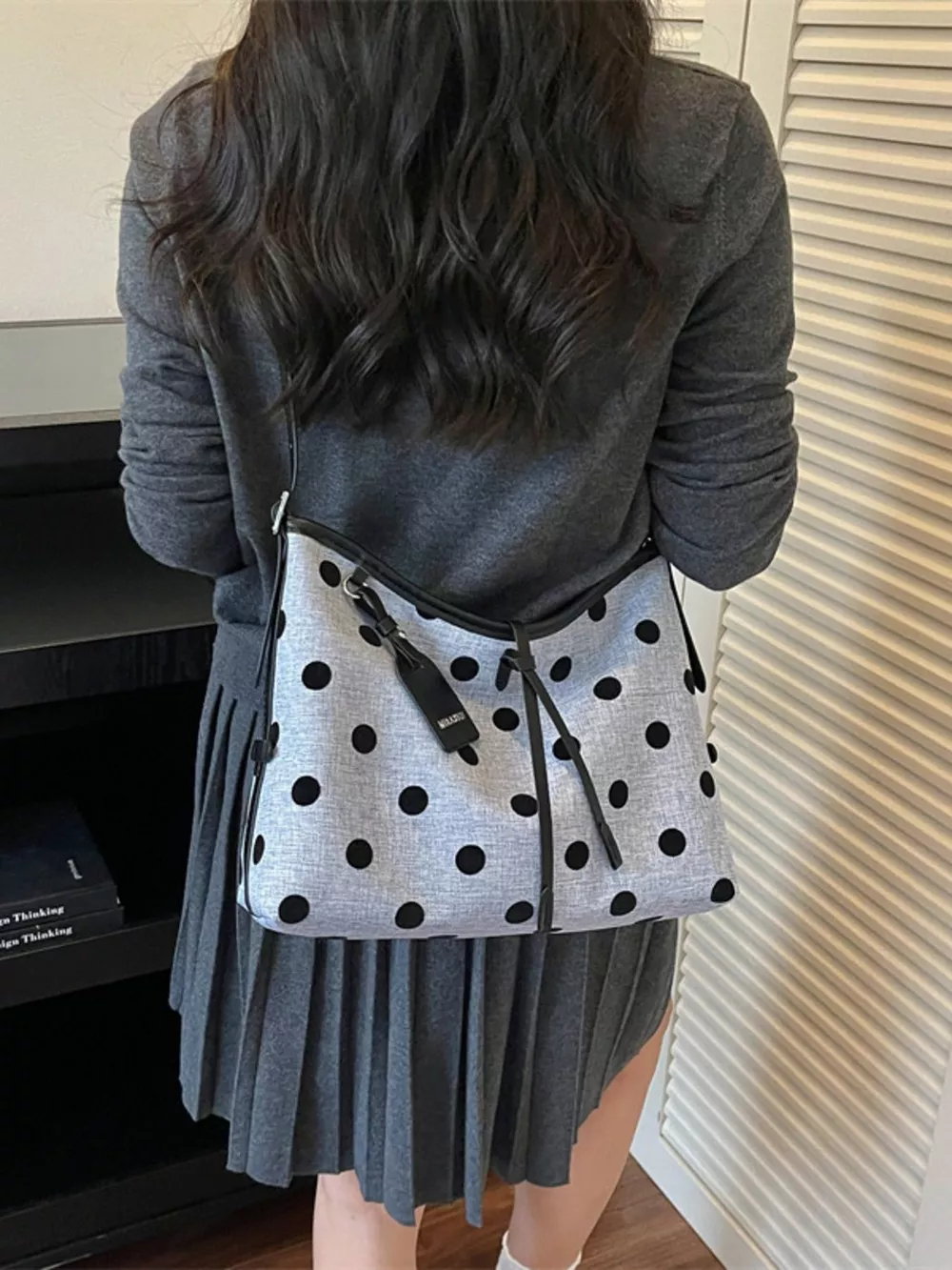 Polka Dot Shoulder Bag, image 10
