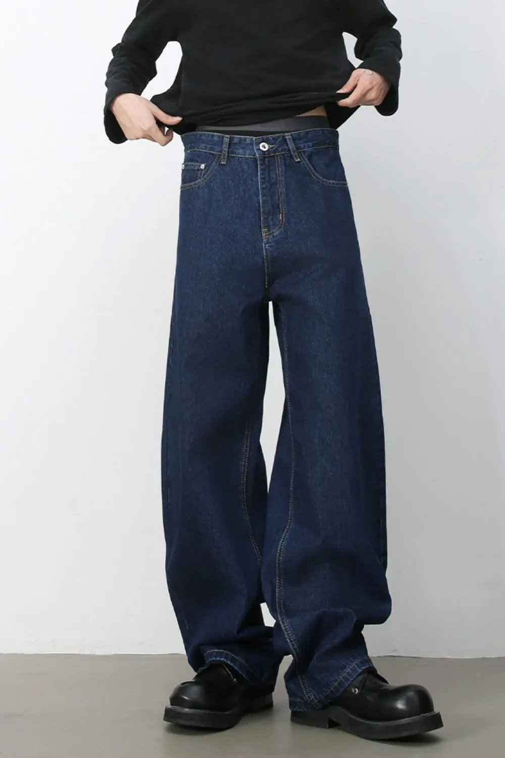 Men's Wide Leg Jeans, image 7
