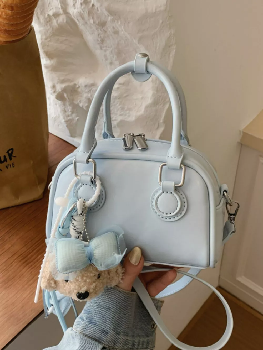 PU Leather Mini Crossbody Bag, image 4