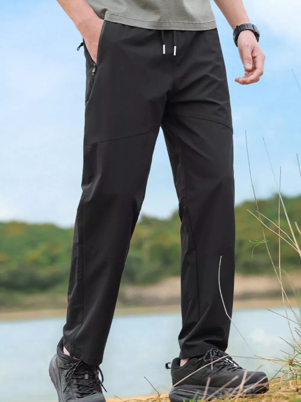 Men's Plus Size Wide Leg Pants, image 4