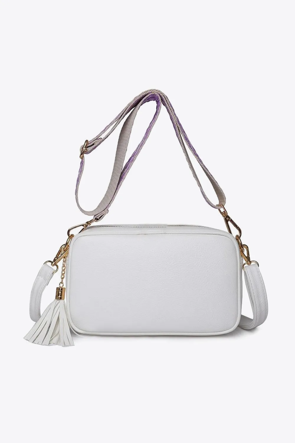PU Leather Tassel Crossbody Bag, image 7