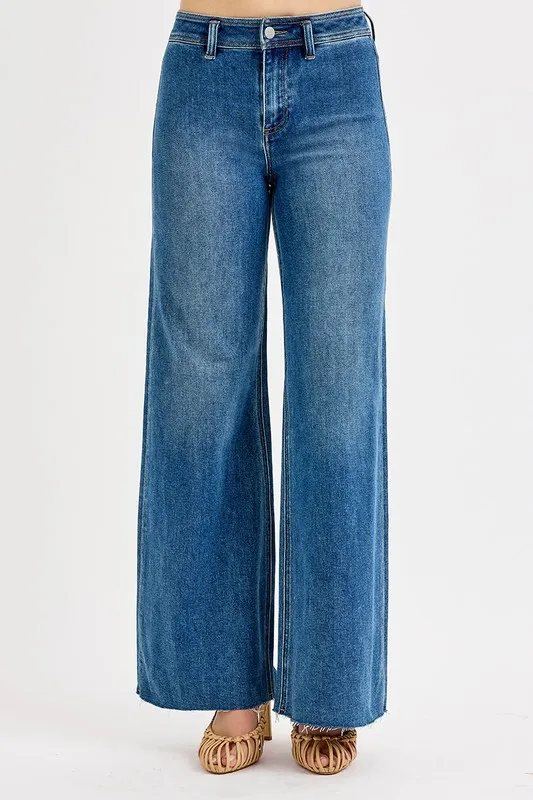 High-Waisted Wide Leg Jeans, image 4