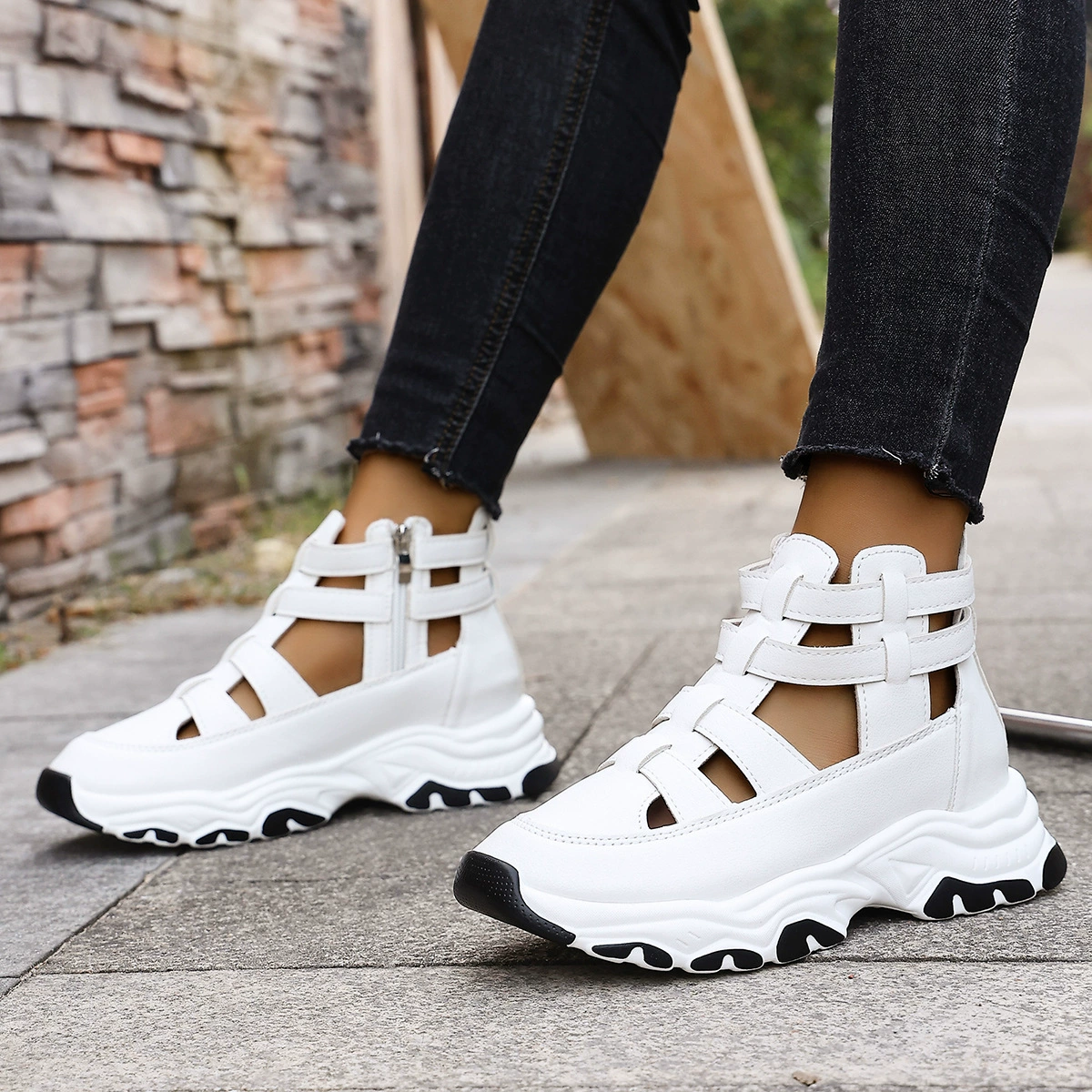 Cutout Platform Sneakers, image 6