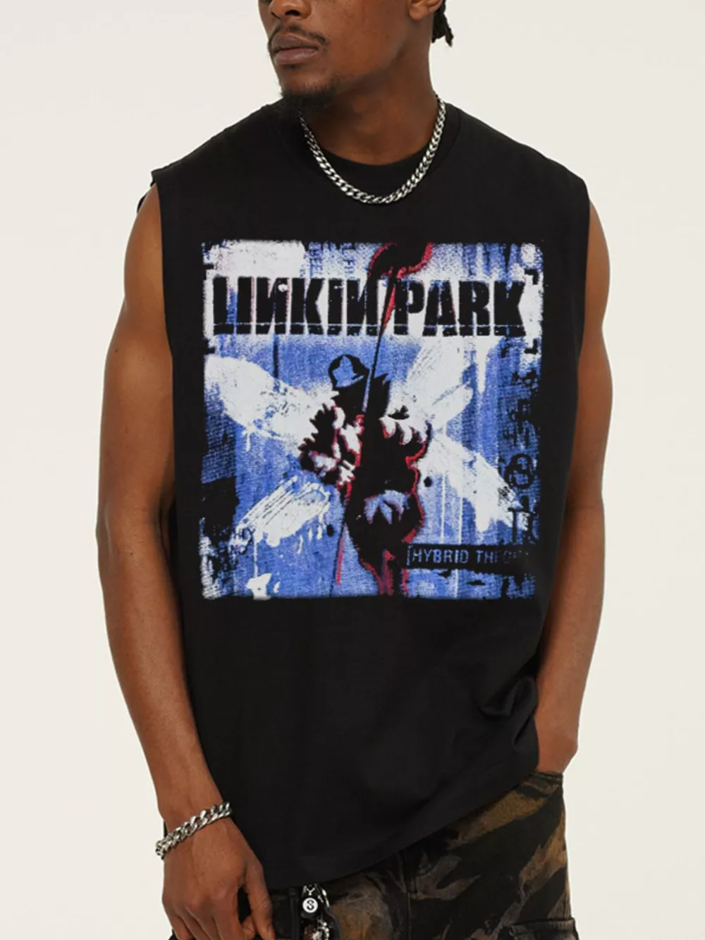 Men's Graphic Sleeveless Tank Top