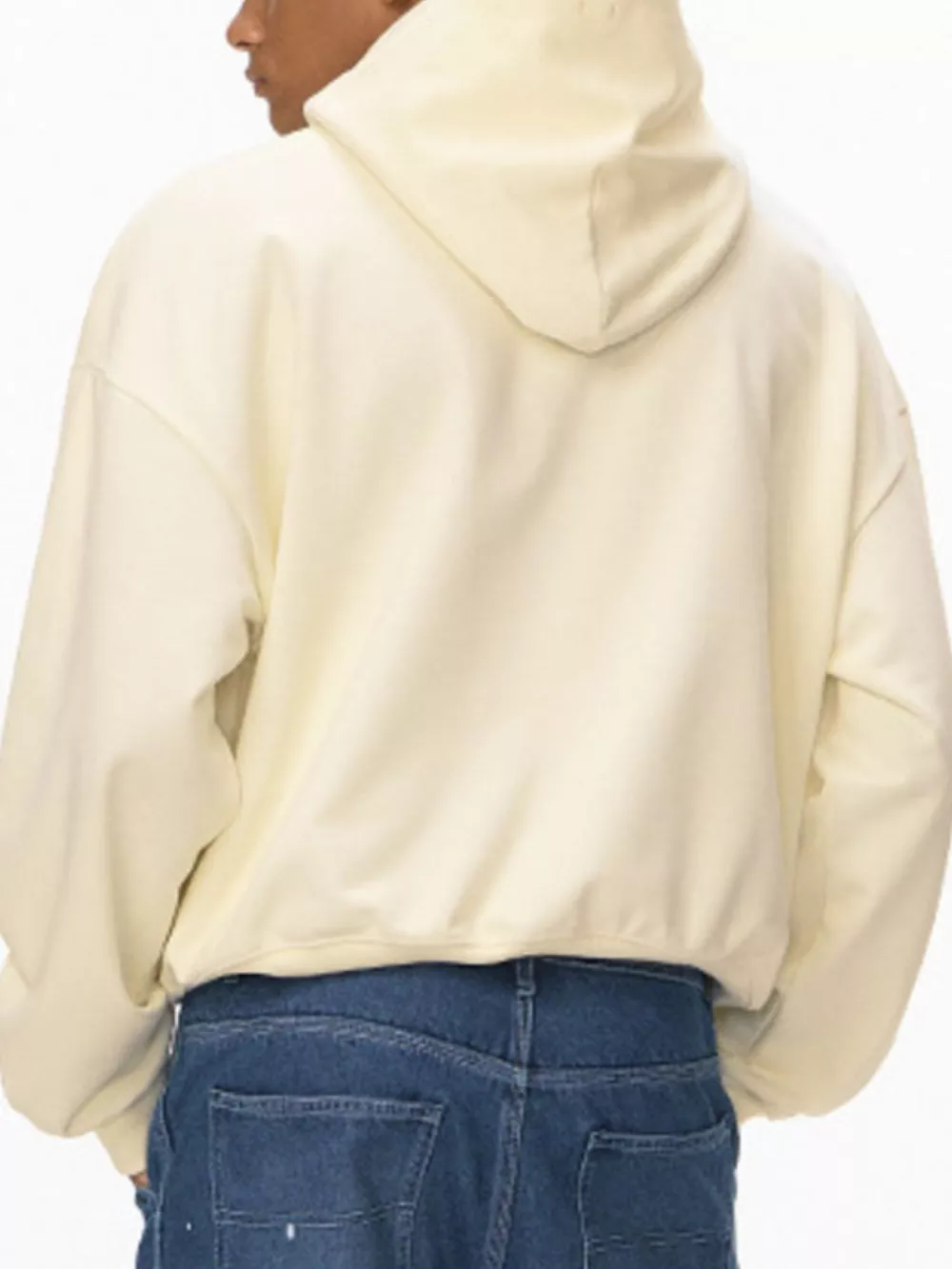 Men's Kangaroo Pocket Dropped Shoulder Hoodie, image 10