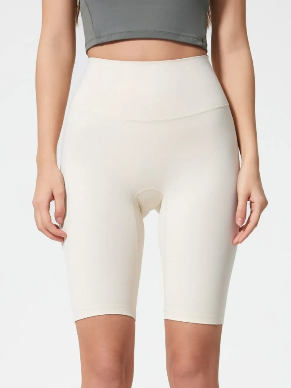 High Rise Wide Waistband Active Shorts, image 14
