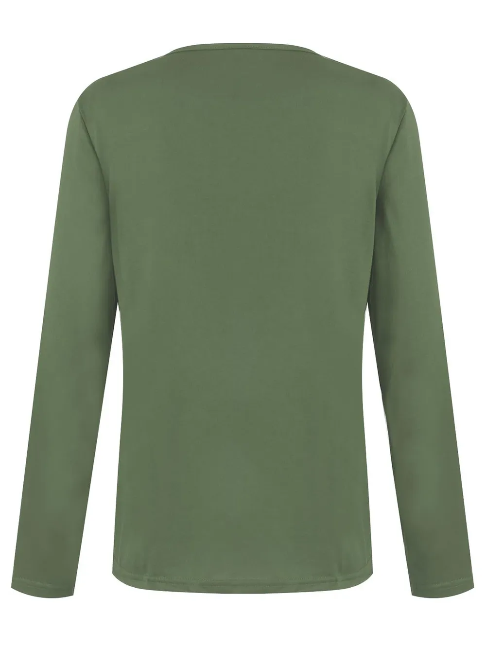 Half Button Long Sleeve T-Shirt, image 4