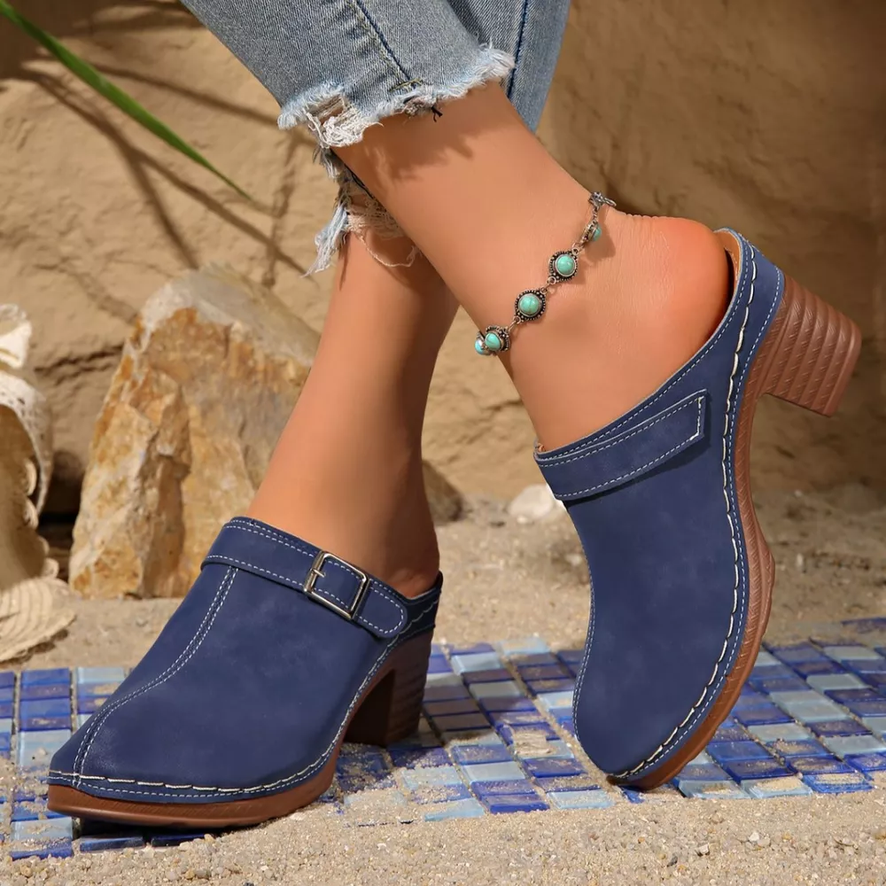 Round Toe Platform Slip-Ons, image 8