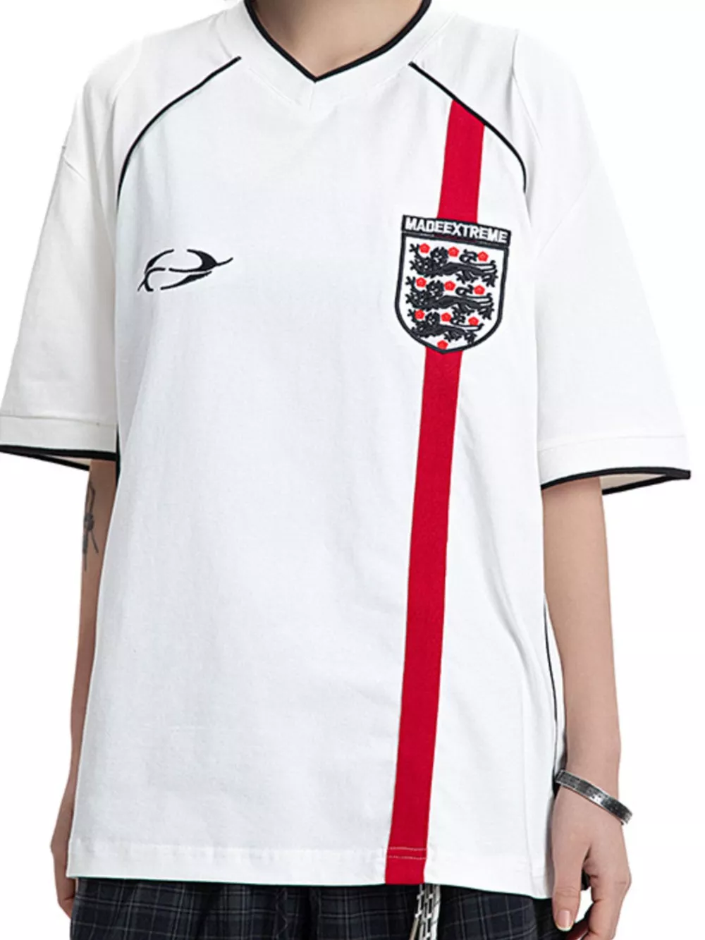 Men's Contrast Trim Half Sleeve Top