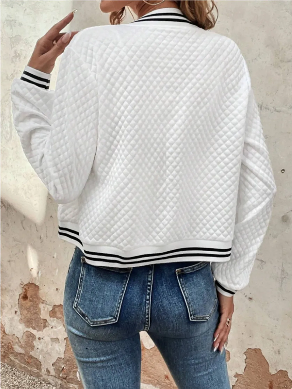 Zip Up Long Sleeve Jacket, image 3