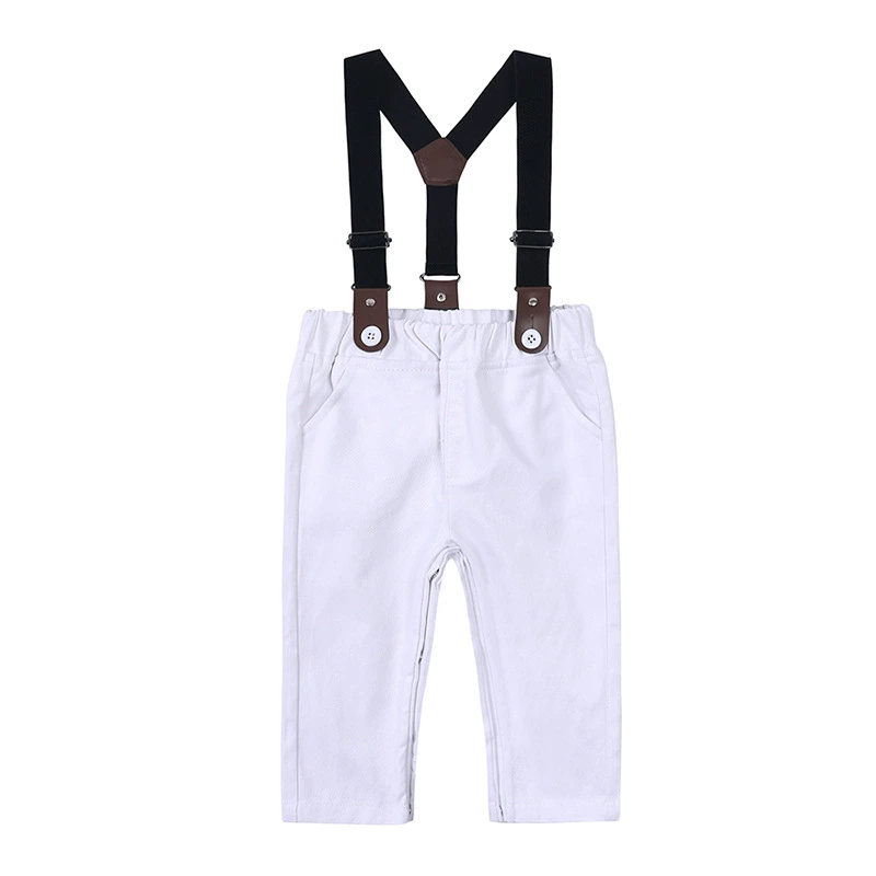 Children's Striped Shirt and Overall Set, image 4