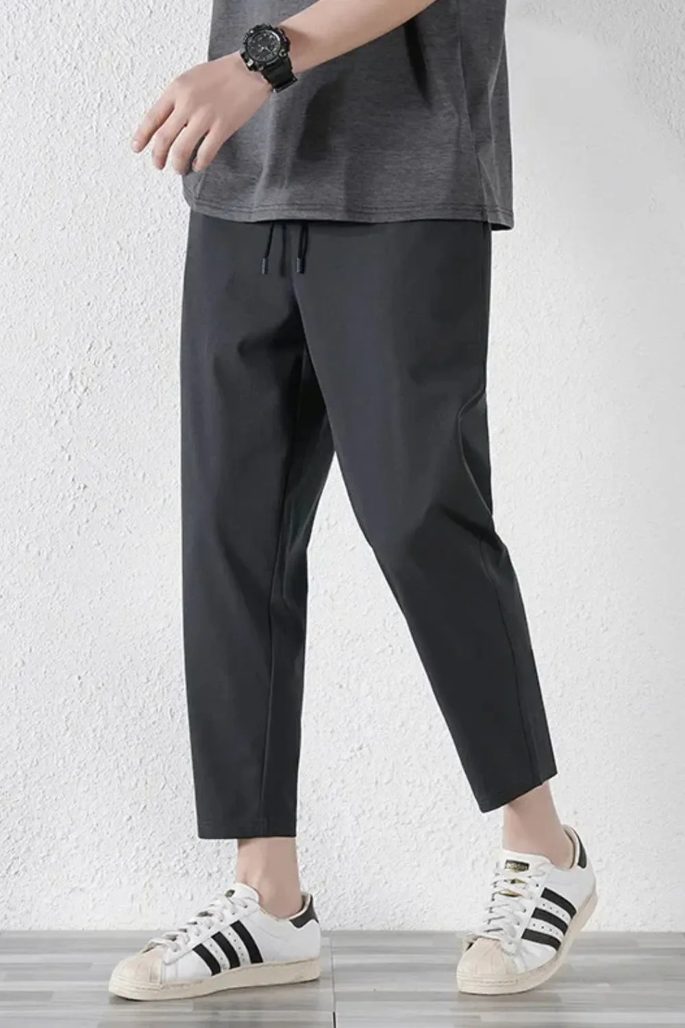 Men's Plus Size Drawstring Pants with Pockets, image 4
