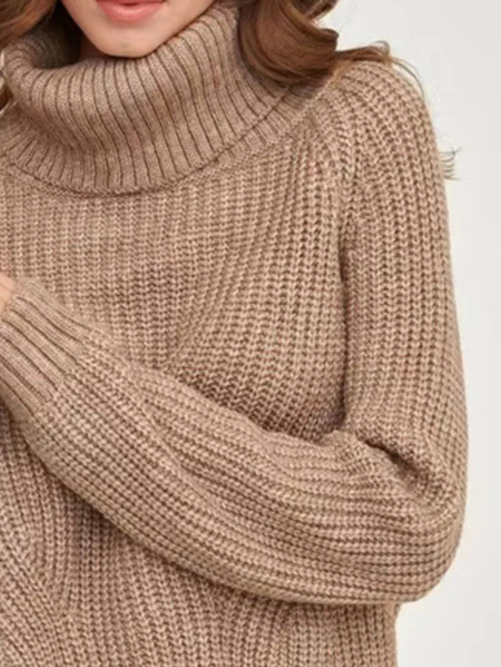 Turtleneck Long Sleeve Sweater, image 14