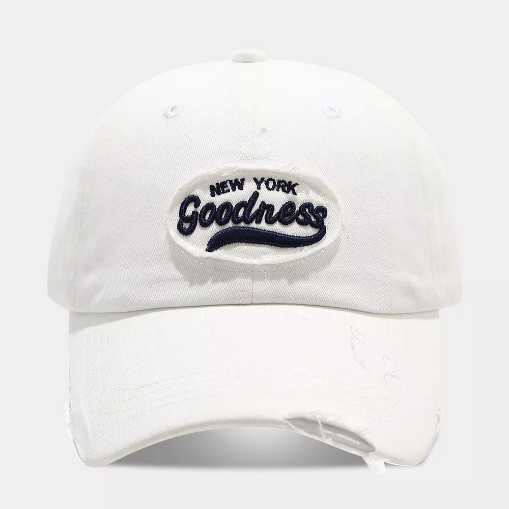 Distressed Washed Cotton Baseball Cap, image 9