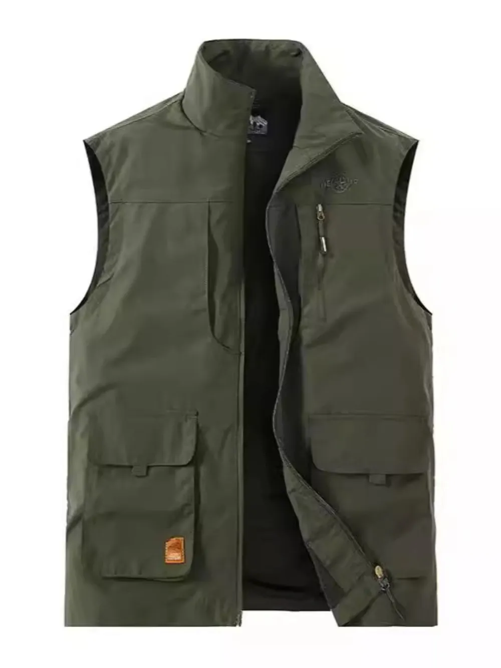Men's Plus Size Zip Up Vest