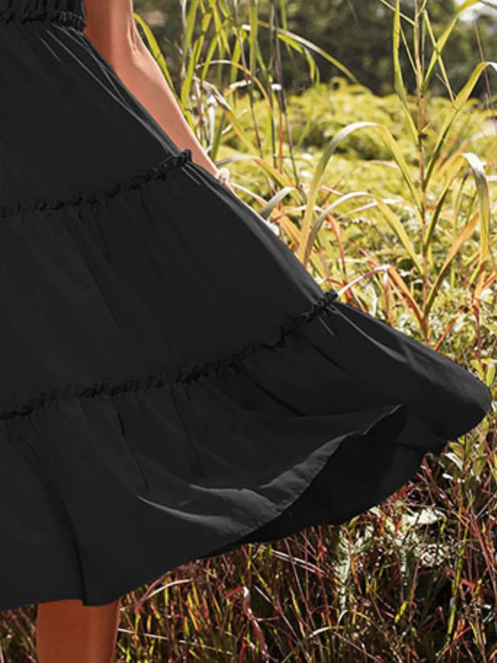 Frill Tiered Midi Dress, image 12