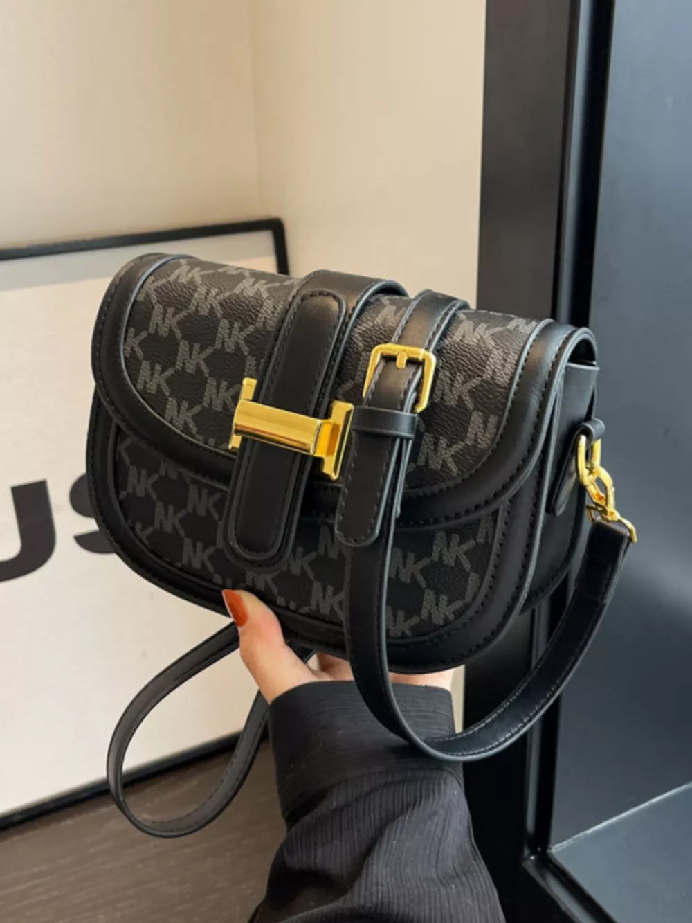 Patterned Flap Crossbody Bag, image 9