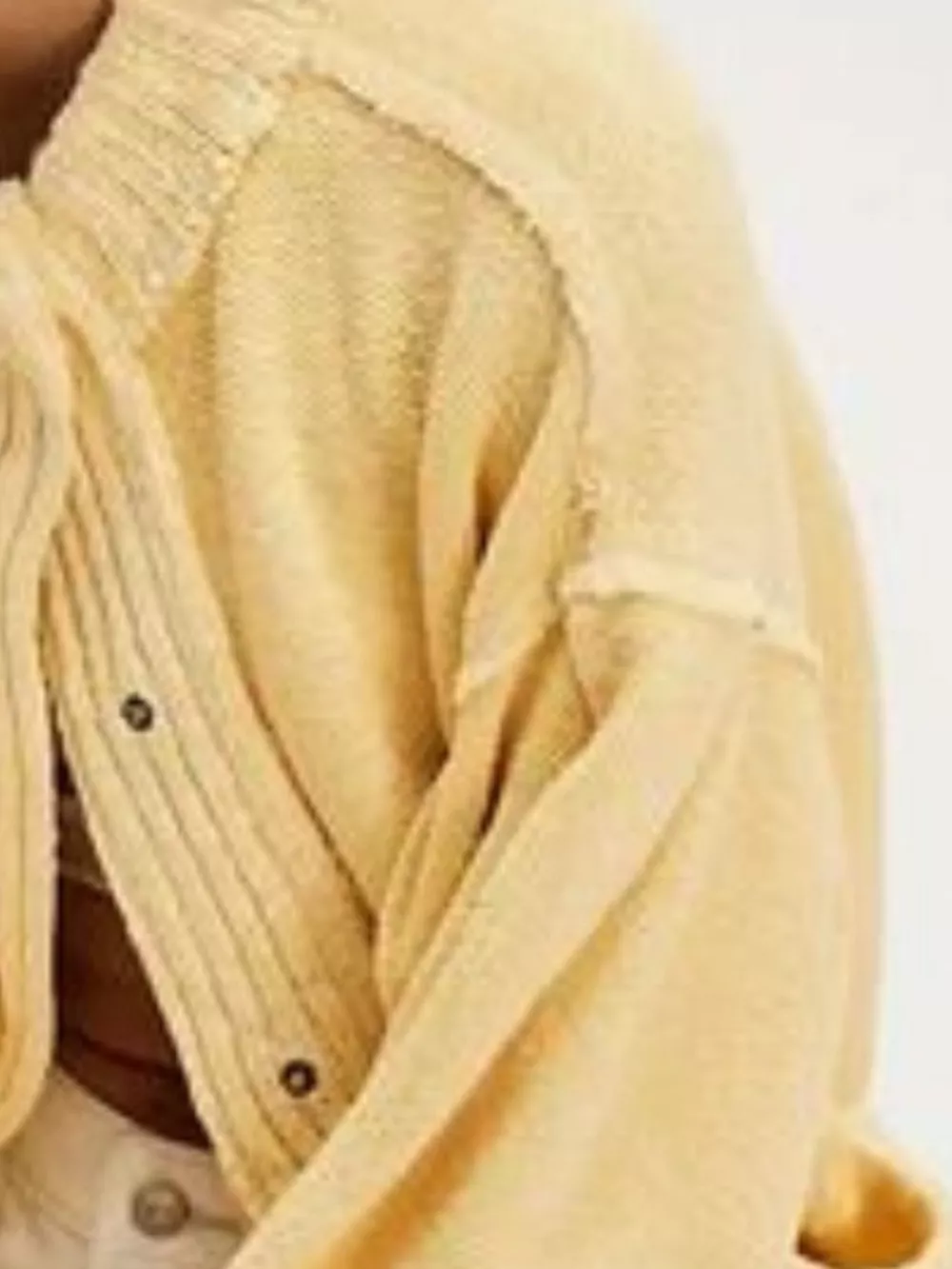 Snap Down Dropped Shoulder Cardigan, image 6