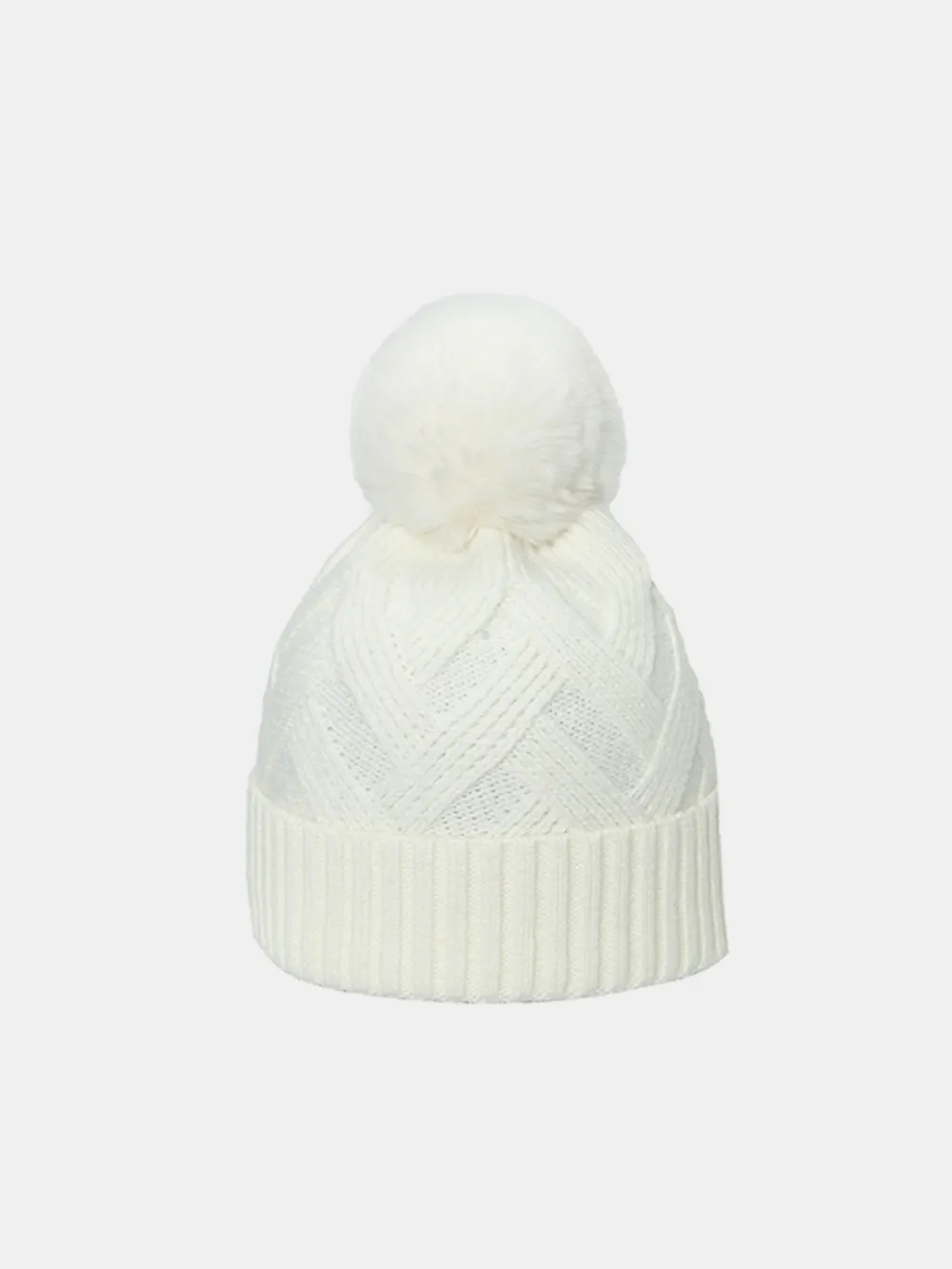 Roll Rim Hat with Pompom, image 5