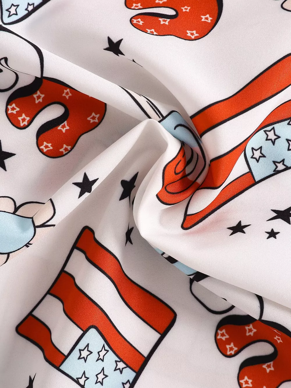 Children's Printed Short Sleeve Shirt and Shorts Set, image 11