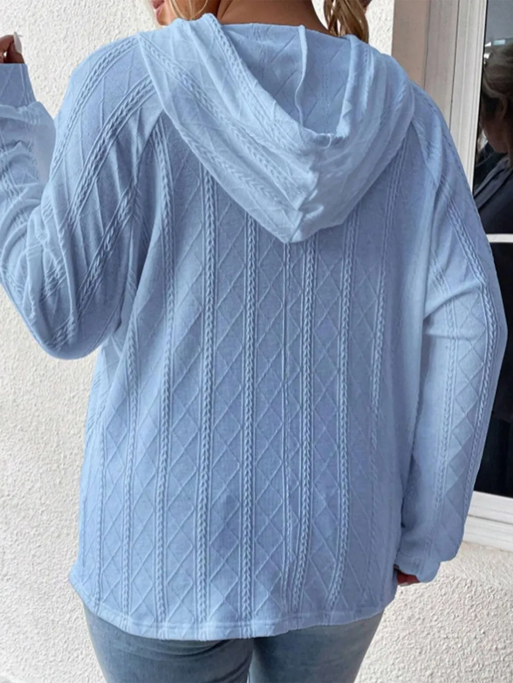 Full Size Drawstring Long Sleeve Hoodie, image 17