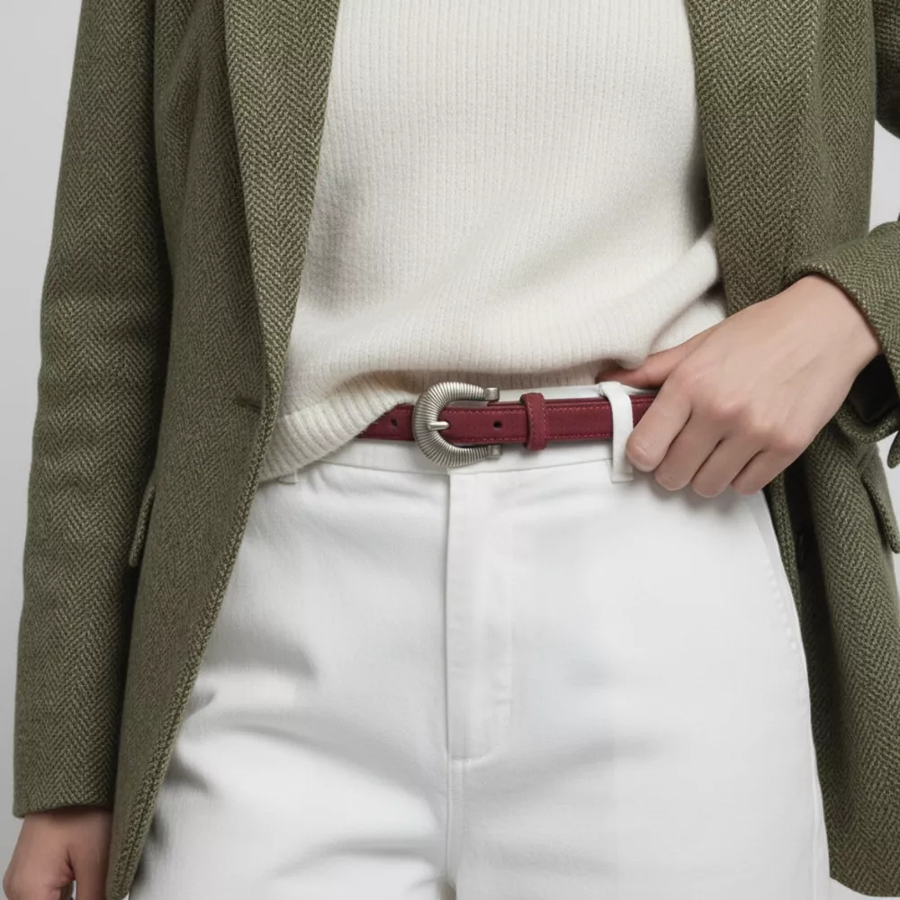 Buckle Skinny Belt, image 2
