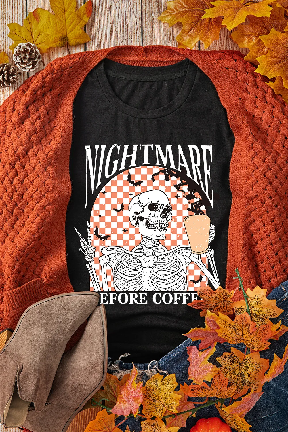 Graphic Round Neck Short Sleeve T-Shirt, image 5