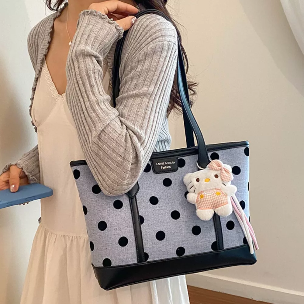 Polka Dot Shoulder Bag, image 3