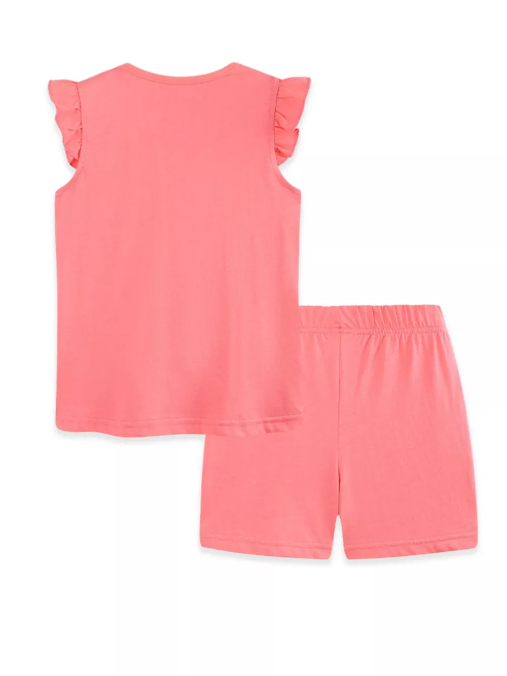 Children's Bunny Heart Print Top and Shorts Set, image 6