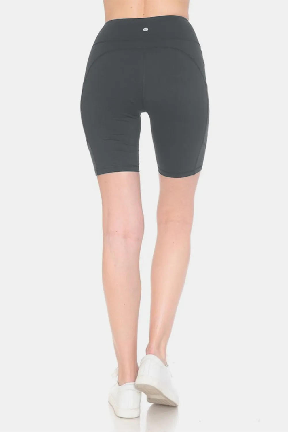 Full Size High Waist Active Shorts, image 2