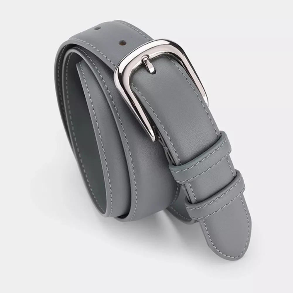 Classic Leather Skinny Belt, image 6