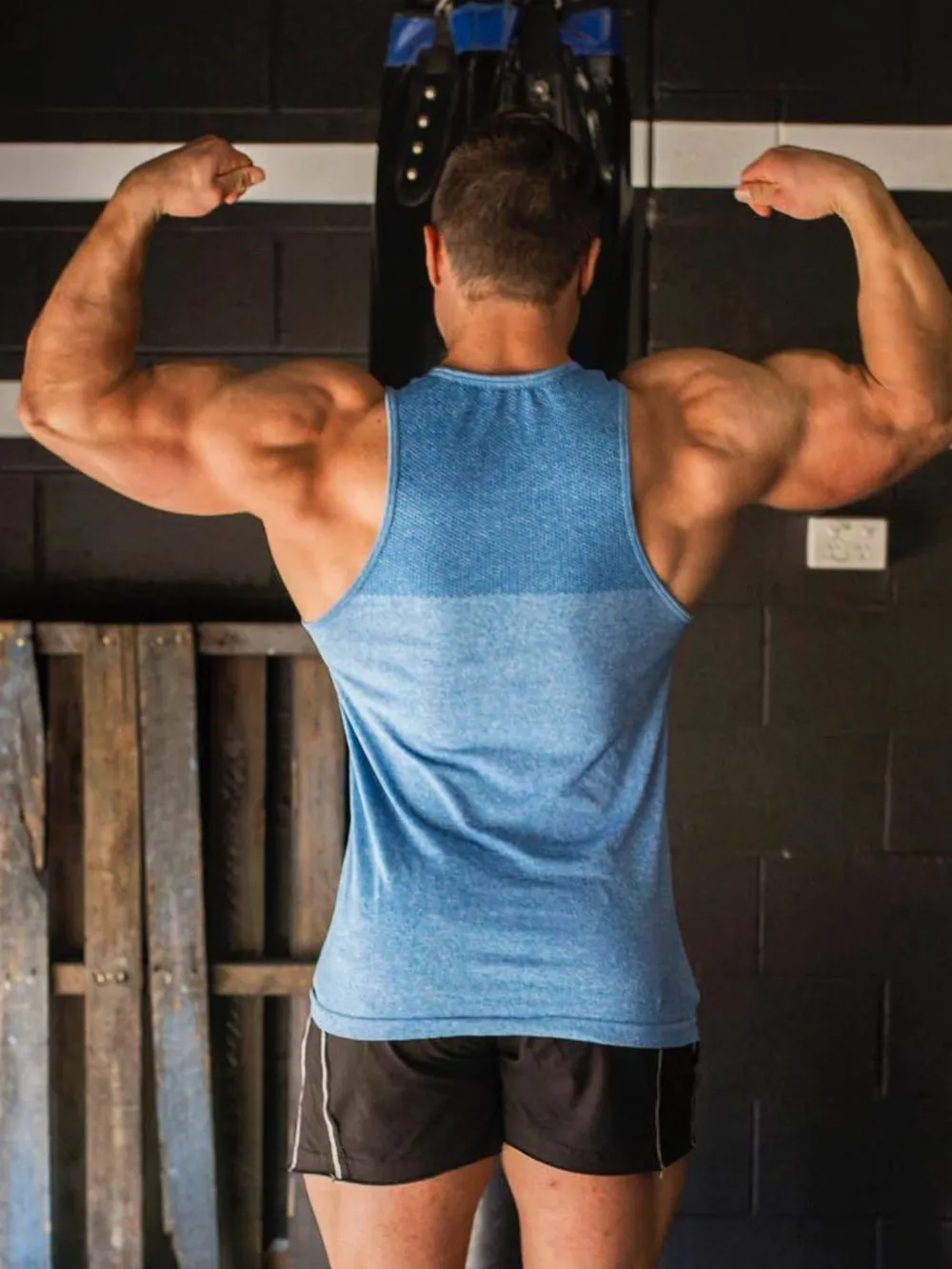 Men's Plus Size Round Neck Active Tank, image 4