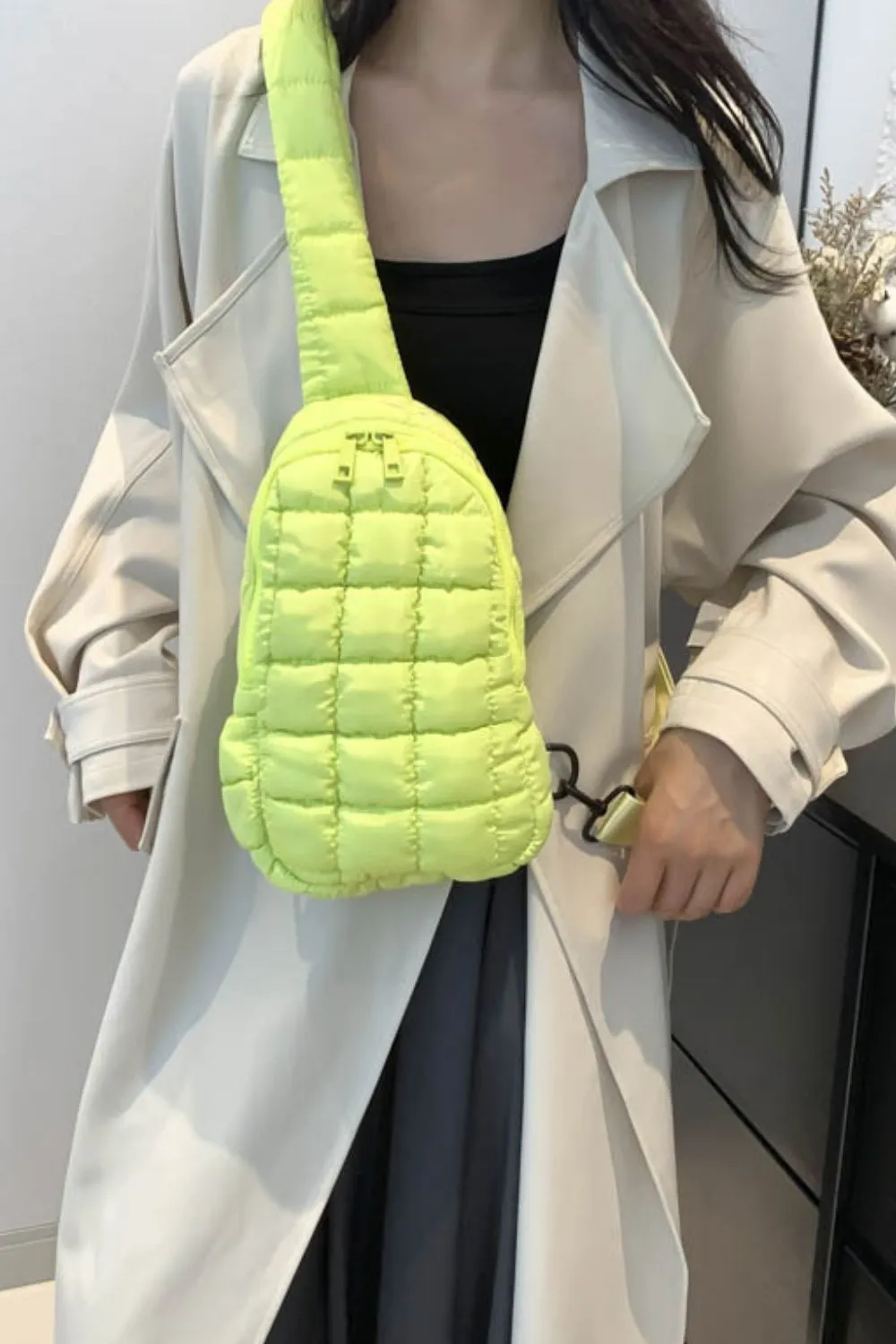 Quilted Nylon Crossbody Bag, image 15