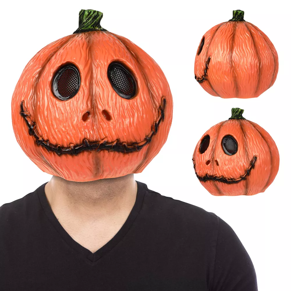Halloween Pumpkin Head Decorative Mask, image 5