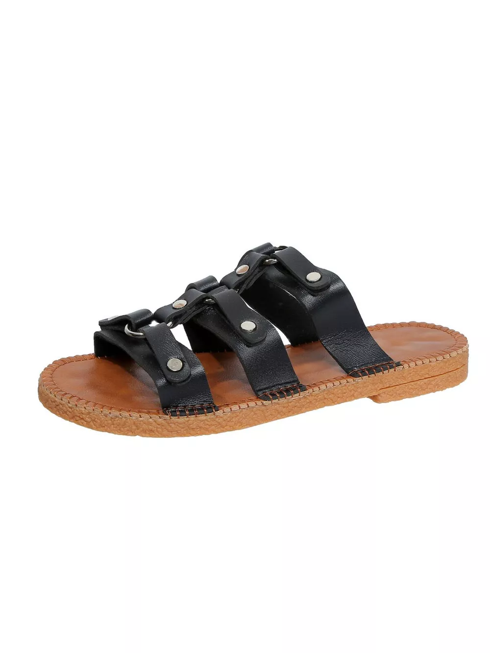 Studded Open Toe Sandals, image 4