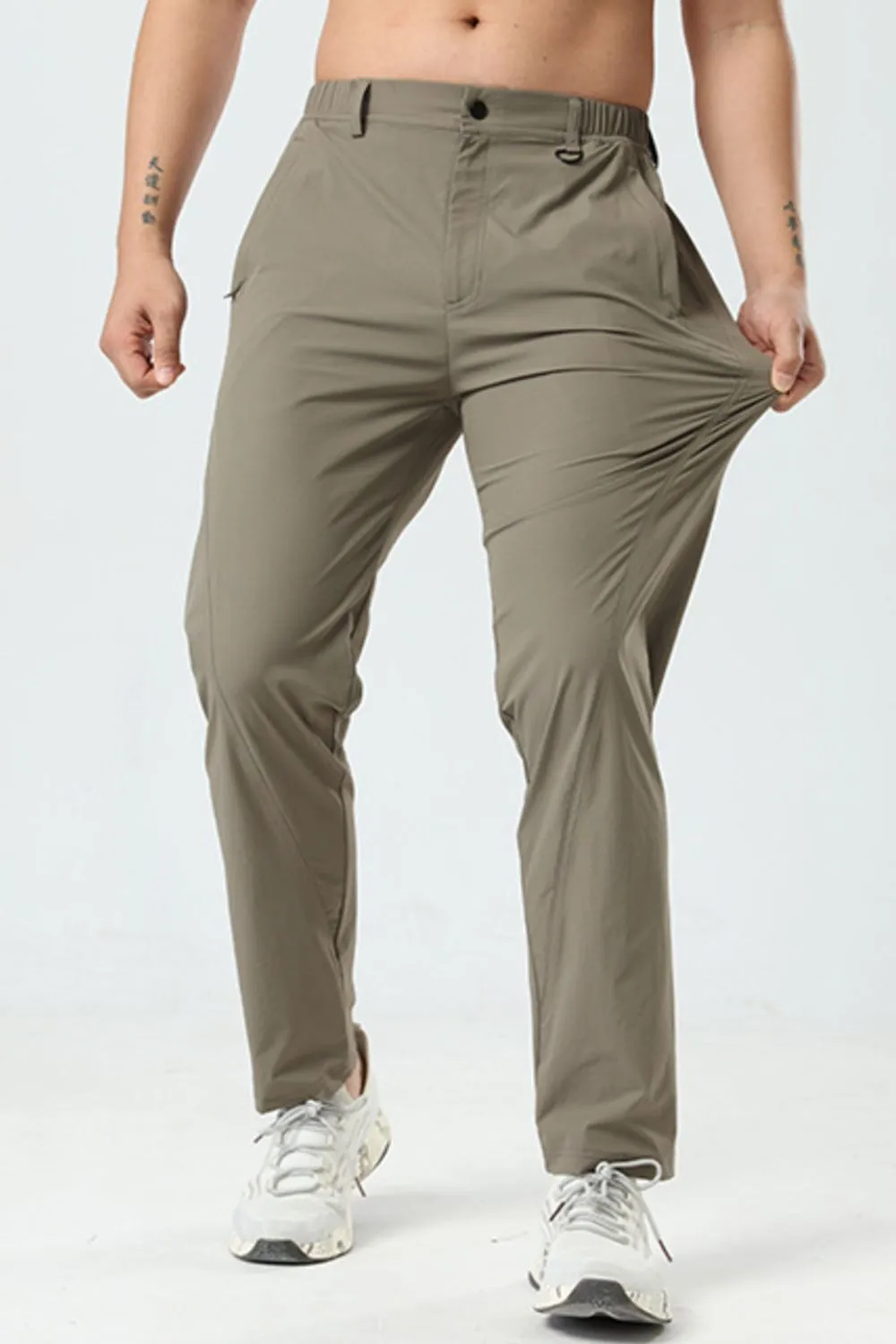 Men's Plus Size Casual Pocketed Pants, image 2