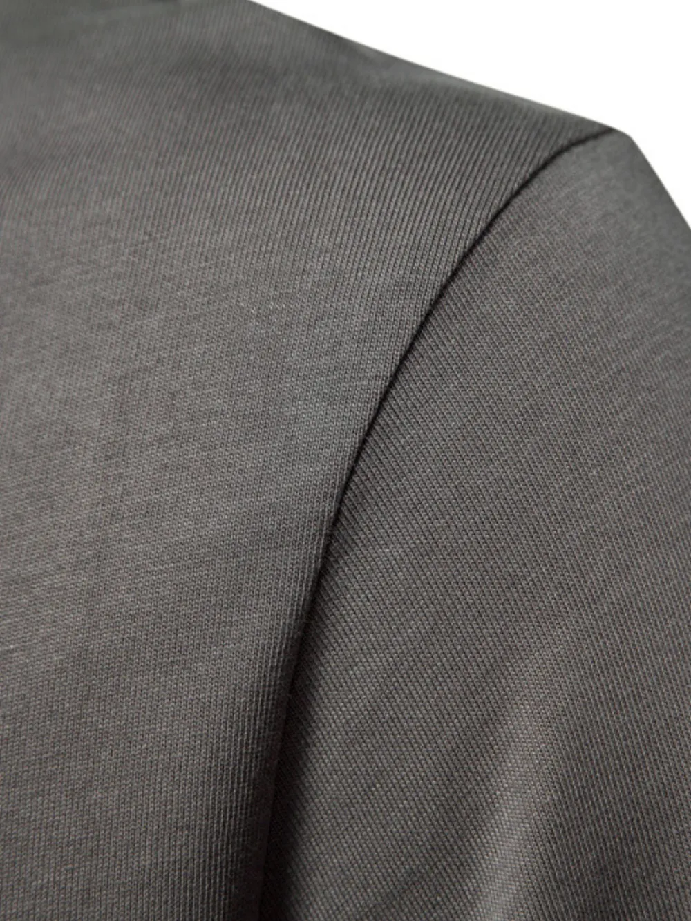 Men's Zip Collar Long Sleeve Polo, image 2