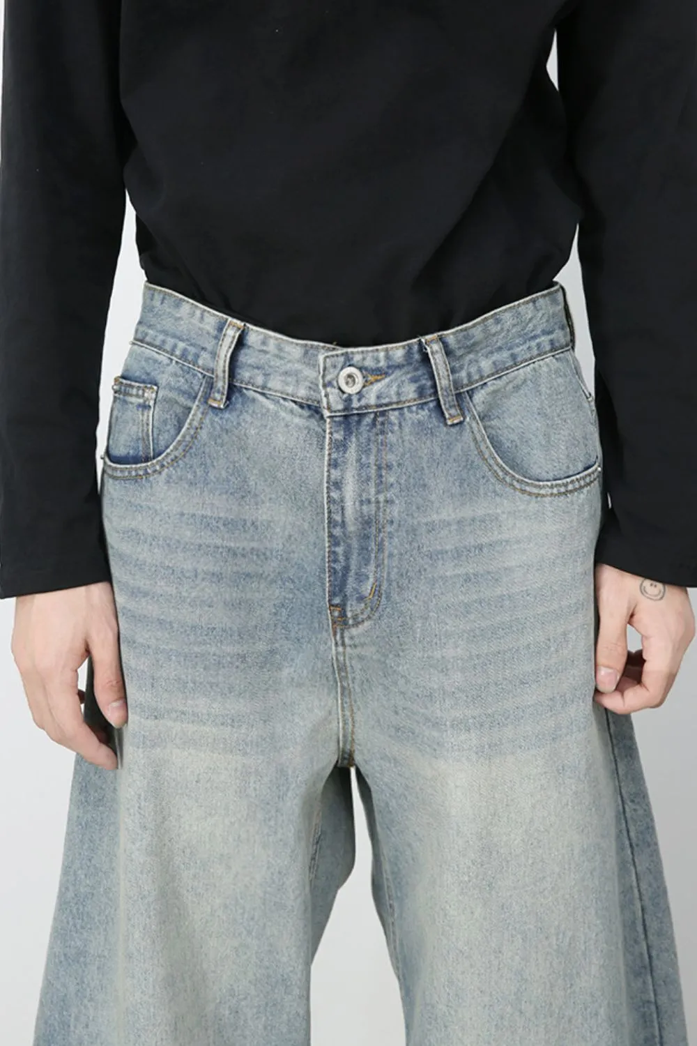 Men's Wide Leg Jeans, image 12